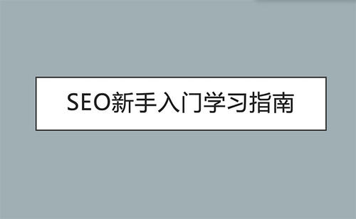 SEO新手入門指南